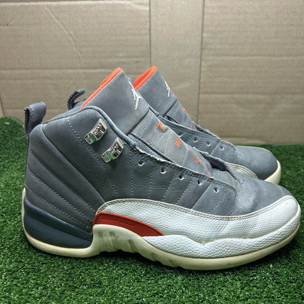 Size 6Y- Air Jordan 12 Retro ( GS ) Cool Grey